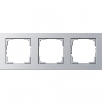 GIRA System 55 E2, Rahmen 3-fach, Farbe Alu (021325)