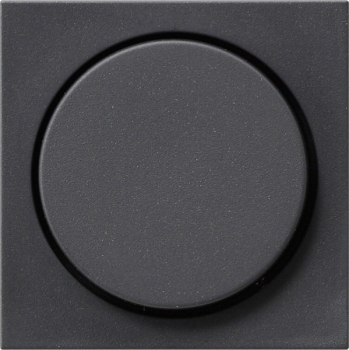 GIRA System 55, Abdeckung Drehdimmer und elektronisches Potentiometer, Anthrazit (065028)