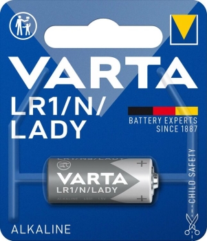 Varta Lady (N) 1,5V 4001 LR1 Professional Electronic 1er Blister VPE1