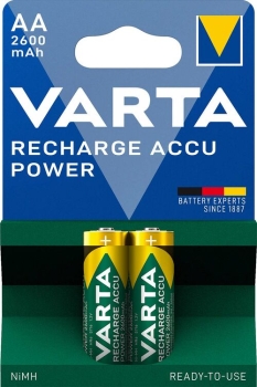 Varta Akku NIMH Mignon (AA) 1,2V 5716 2600 mAh 2er Blister VPE2