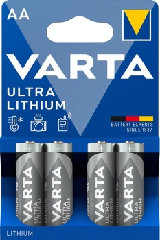 Varta Mignon (AA) 1,5V Lithium Professional 4er Blister