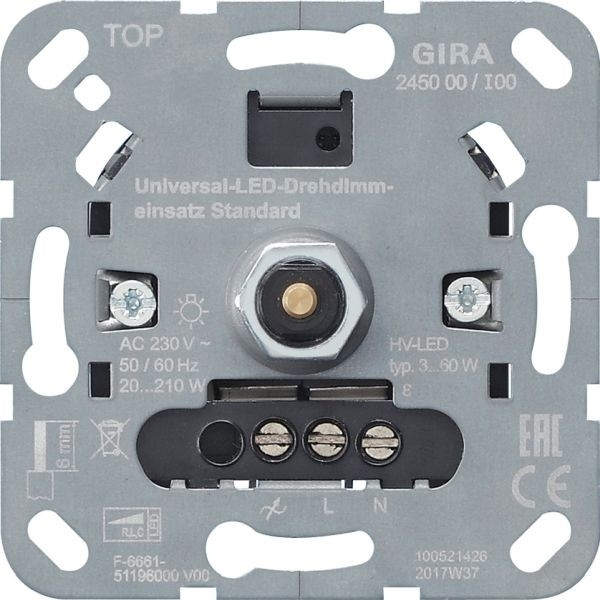 GIRA, Universal-LED-Drehdimmer (245000)