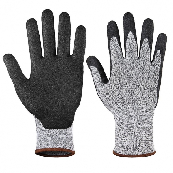 Schnittfeste Handschuhe, EN 388 Cut Level 5, Sicherheitshandschuhe, Gr. 7-11 S-XL