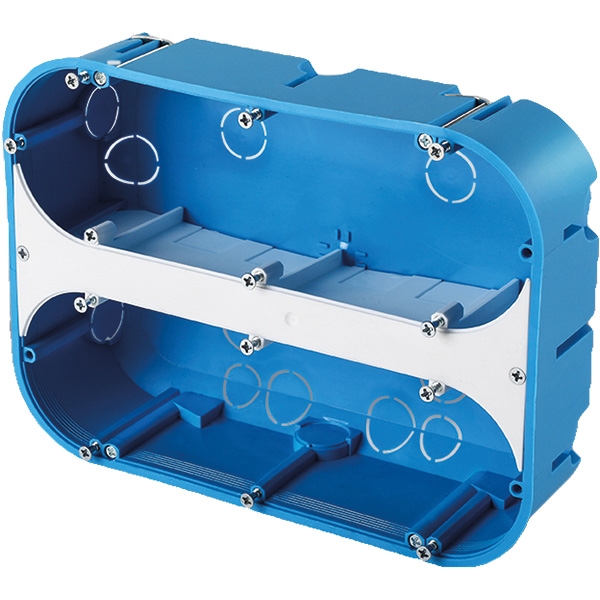 Hohlwandgerätedose massiv 6 fach 6x Ø68mm, t=60mm Typ: HW60