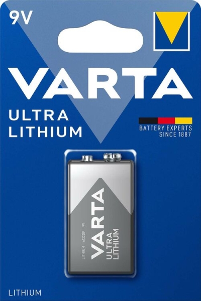 Varta E - Block 9V Professional Lithium Ideal für Rauchmelder 1er BlisterVPE1/10