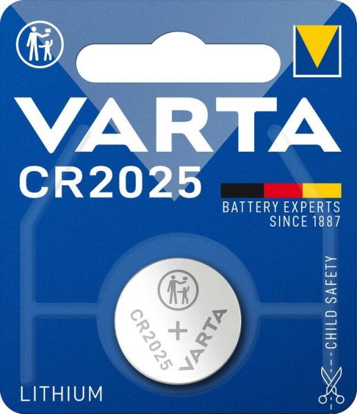 Varta Knopfzelle CR2025 3V Lithium 1er Blister VPE1