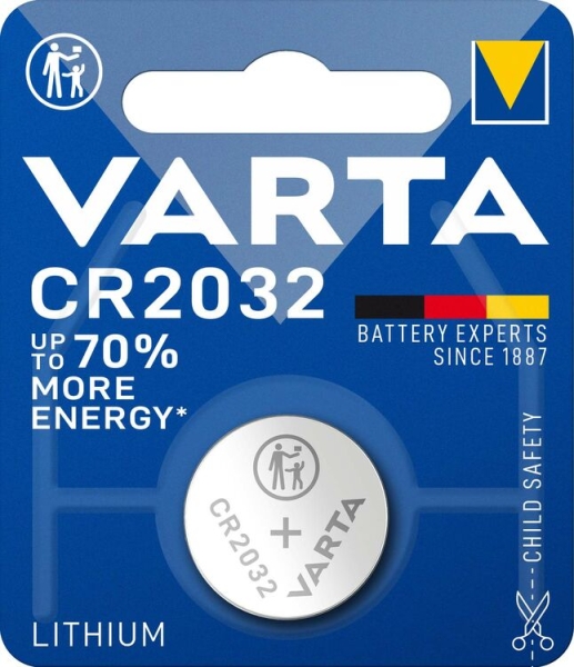 Varta Knopfzelle CR2032 3V Lithium 1er Blister VPE1