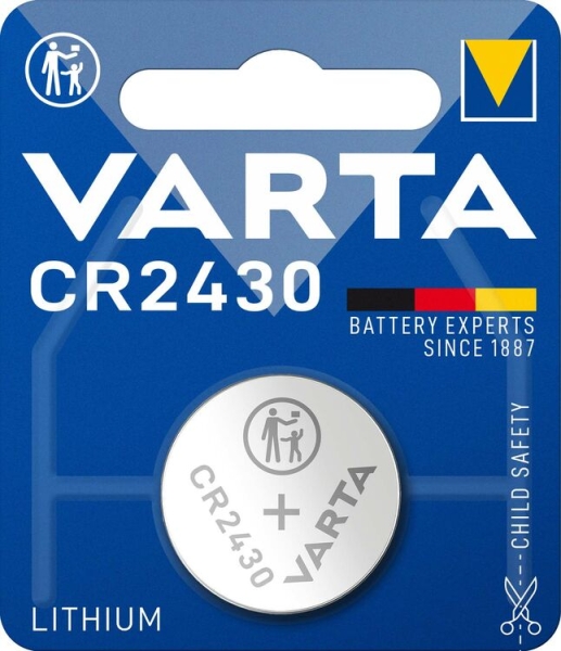 Varta Knopfzelle CR2430 3V Lithium 1er Blister VPE1