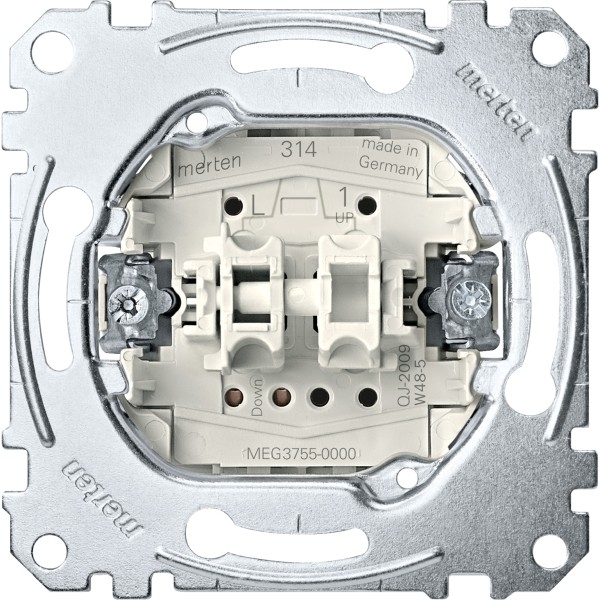 MERTEN - Einsatz Rollladentaster 1-polig 10A (MEG3755-0000)